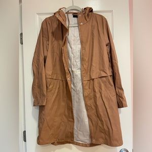 Vero Moda Blush Hooded Rain Coat (M)